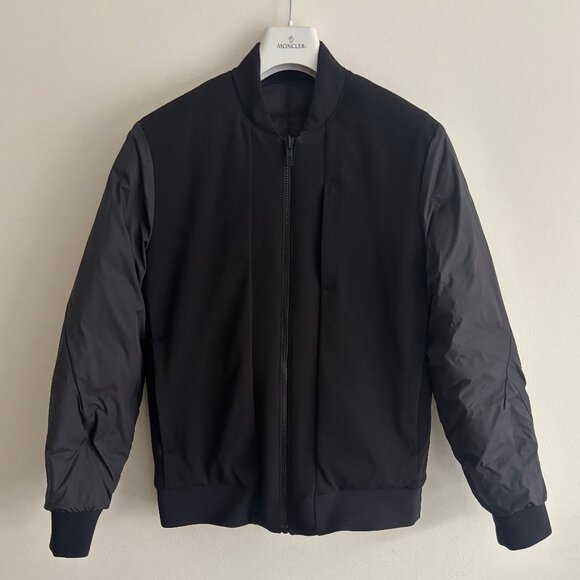 Lululemon Reversible Insulated Black Down Puffer Bomber Jacket - Medium - Picture 1 of 13